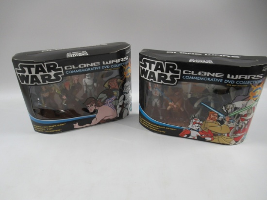 Star Wars Clone Wars Commemorative DVD Collection Lot