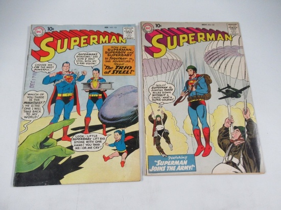Superman #133 + #135 Superboy and Superbaby!