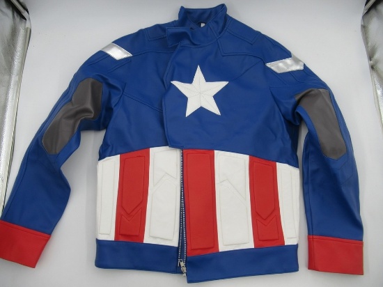 Captain America Leather Coat