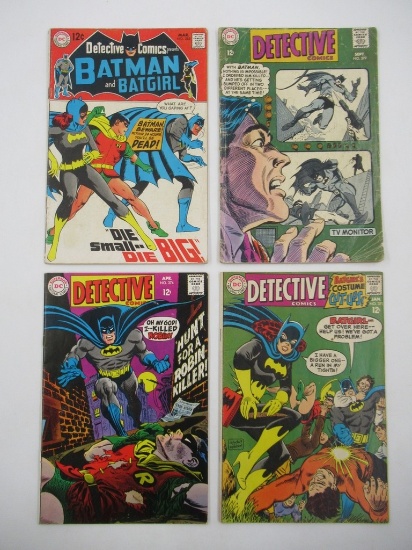 Detective Comics #371/374/379/385 1st 60s TV Batmobile!