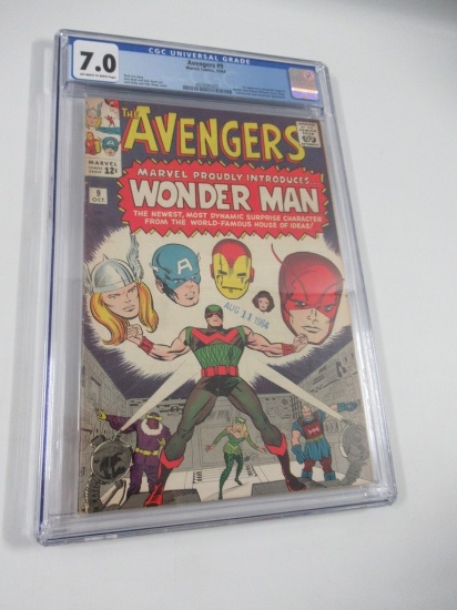 Avengers #9 CGC 7.0/1st Wonder Man