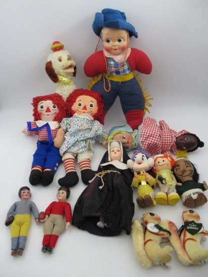 Vintage Stuffed Animal/Doll Lot