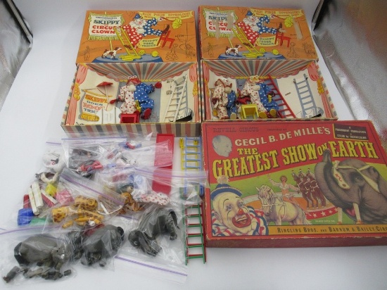 Vintage Revell/Knickerbocker Circus Playsets
