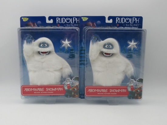 Abominable Snowman Figure (x2)/Rudolph