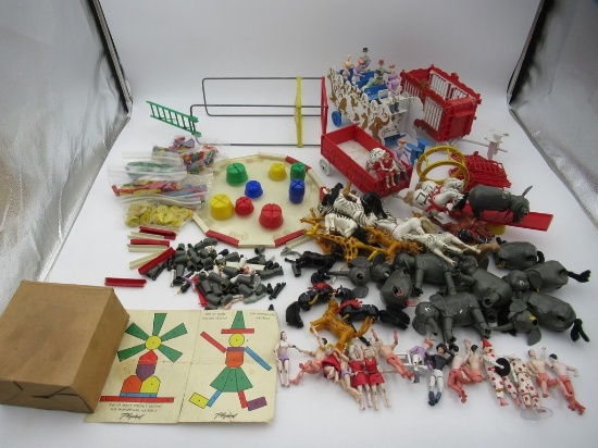 1950s Revell Circus Playset w/Train Cars + More