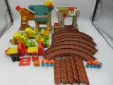 Vintage Fisher Price Little People Playsets Lot