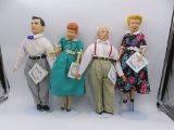 I Love Lucy Hamilton Gifts Vinyl Doll Lot of (4)