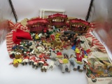 Antique Wooden Circus Playset/Colonial