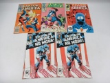 Captain America #324/327/332(x2)/333 1st John Walker