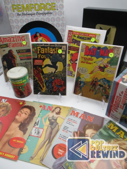 Pop Culture Rewind: Comics, Men's Mags, & Pin-Ups