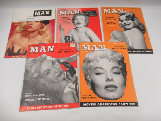 Modern Man Magazine Lot/Bettie Page+Monroe!