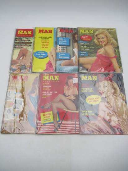 Modern Man Quarterly Magazine Lot 1957-1959