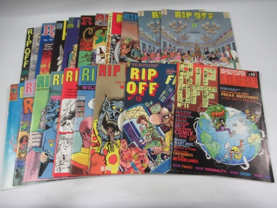 RIP OFF Comix Review Magazine Lot/Underground