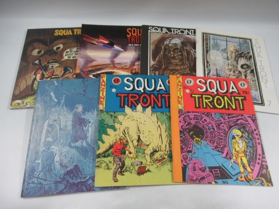 Squa Tront #1/2/4/7/8 1st Prints 1968 EC Fanzine