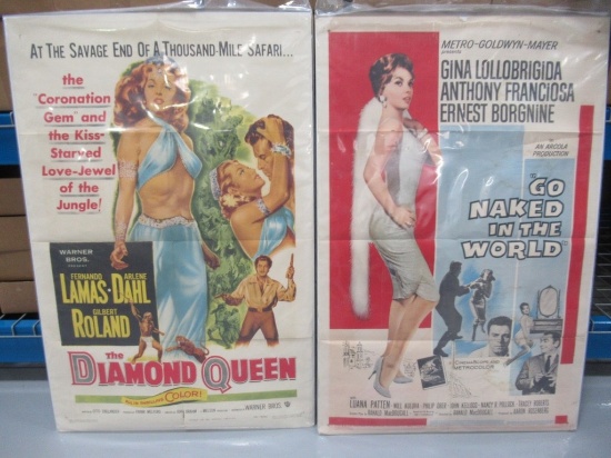 Go Naked in the World/Diamond Queen Movie Posters