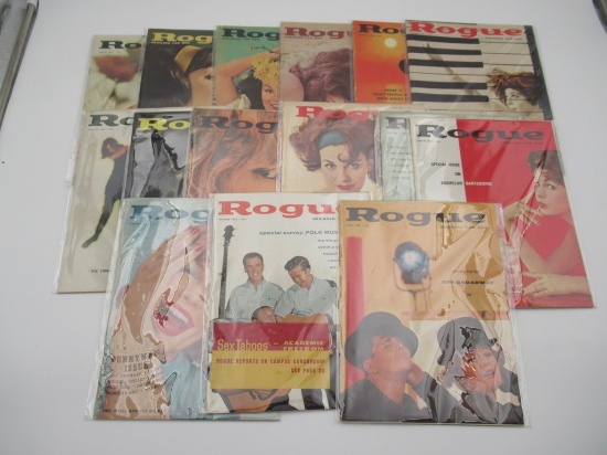 Rogue Men's Magazine Lot/1960-1962