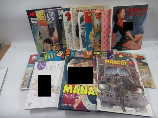 Adult Comix TPB/Graphic Novel/Art Books Lot