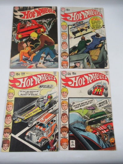 Hot Wheels #1-3 + #6/DC Comics (1970) Neal Adams!