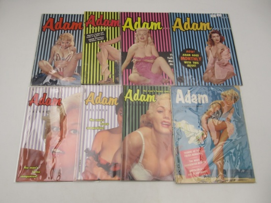 Adam Vintage Men's Magazine Lot of (8)