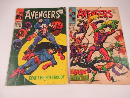 Avengers #55 + #56/1st Ultron + Cap Origin