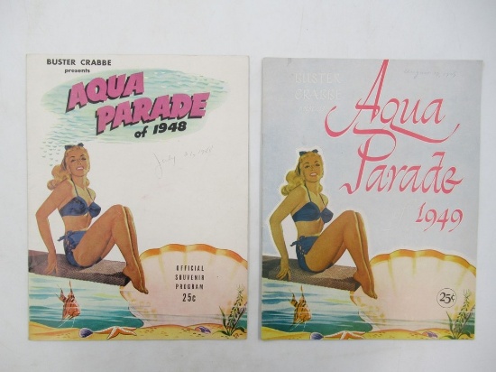Aqua Parade 1940's Vintage Publication Lot (2)