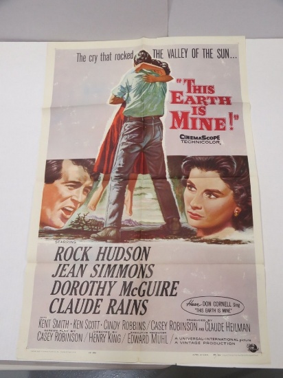 This Earth is Mine 1959 Film One Sheet Poster