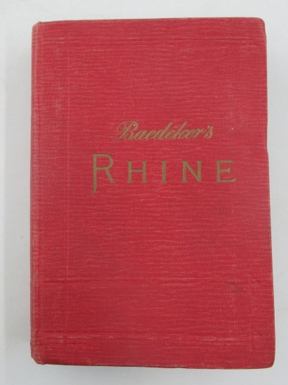 Baedeker's  Rhine 1911 | Karl Baedeker