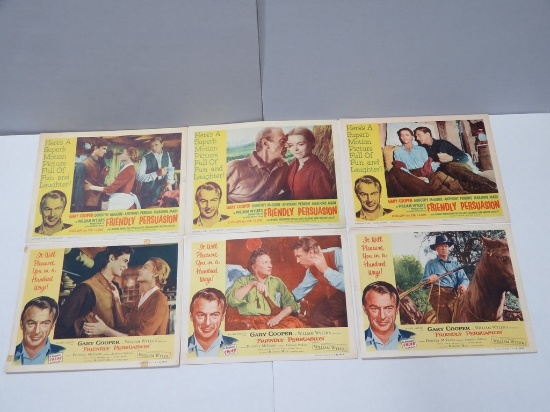 Friendly Persuasion 1961 Lobby Card Set of (6)