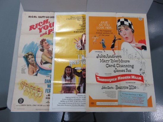 Young and Pretty 1951/I Wanna Hold Your Hand 1978/Thoroughly Modern Millie 1967 One Sheet Posters