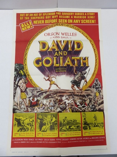 David & Goliath 1961 One Sheet Poster