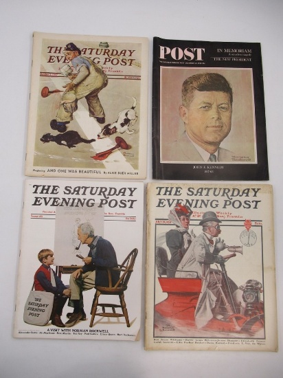 Saturday Evening Post Magazine (4) | Norman Rockwell Cover