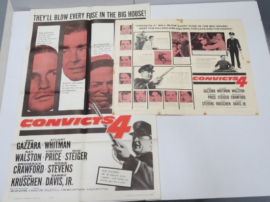 Convicts 4 One Sheet & Half Sheet Posters
