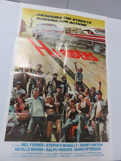 Hi-Riders 1977 Amusement Film Corp. One Sheet Poster