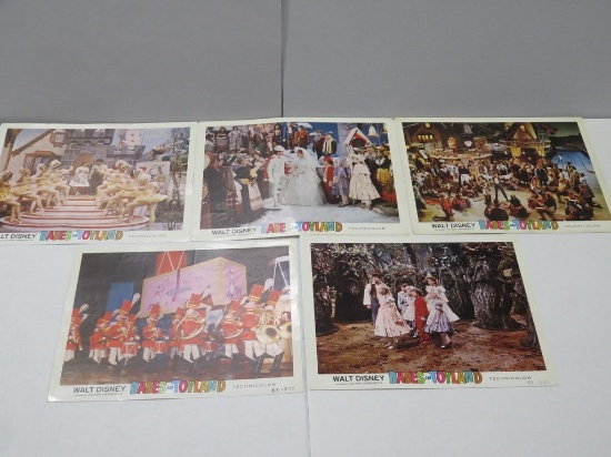 Walt Disney's Babes in Toyland 1961 Lobby Card Set of (5)