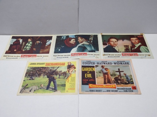 Shenandoah 1965/Garden of Evil 1954/Track of the Cat 1954 Lobby Cards