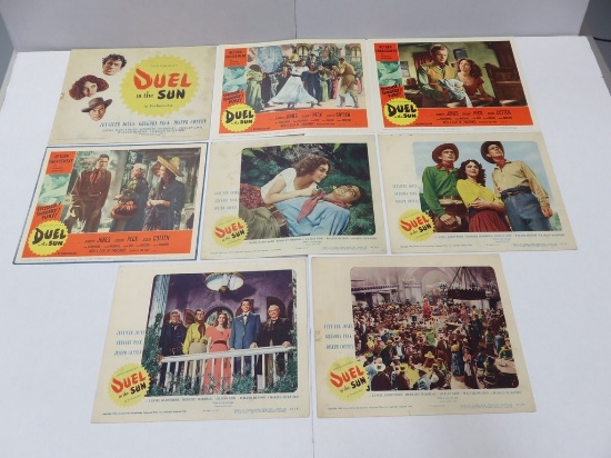 Duel in the Sun 1946 & 1960 Lobby Card Set of (8)