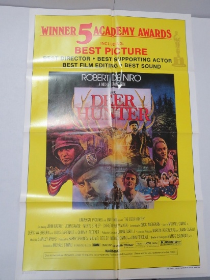 The Deer Hunter 1979 Academy Awards One Sheet Poster