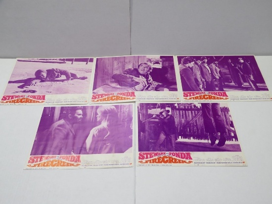 Firecreek 1967 Lobby Card Set of (5)