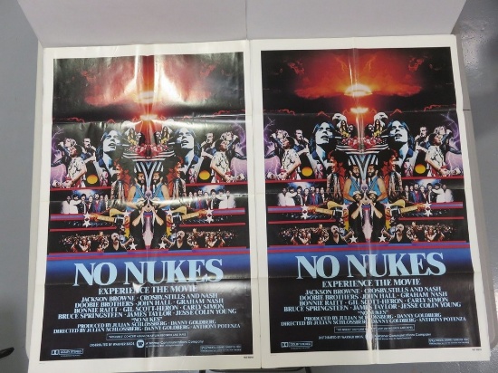 No Nukes 1980 Madison Square Garden Concert One Sheet Posters