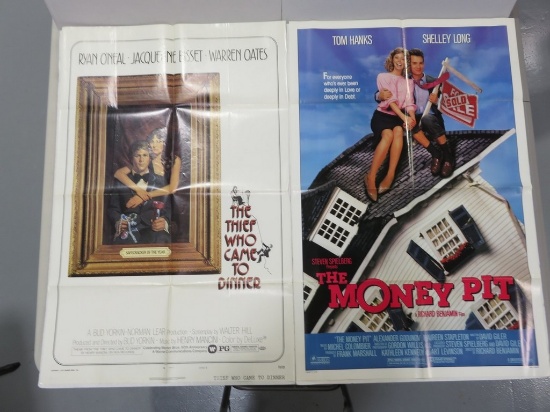 Thief Who Came to Dinner 1973 & The Money Pit 1986 One Sheet Posters