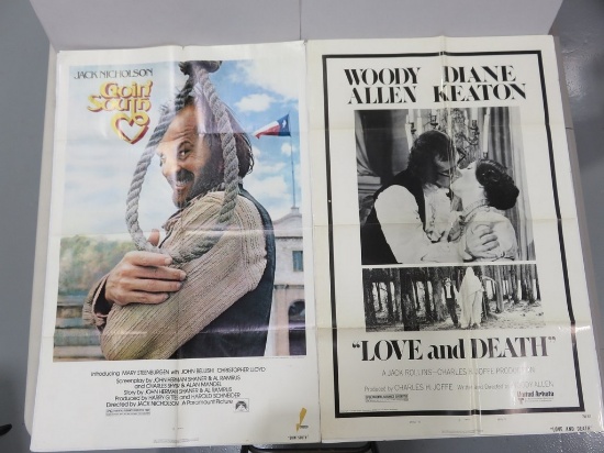 Goin' South 1978/Love and Death 1975 One Sheet Posters