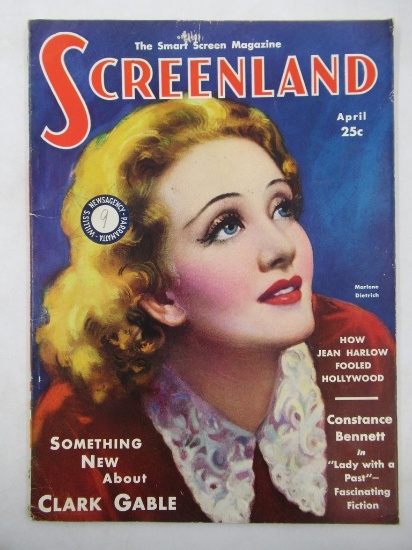 Screenland 1932 Vintage Film Magazine | Marlene Dietrich