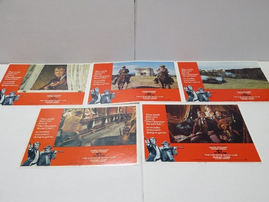 The Cheyenne Social Club 1970 Lobby Card Set of (5)