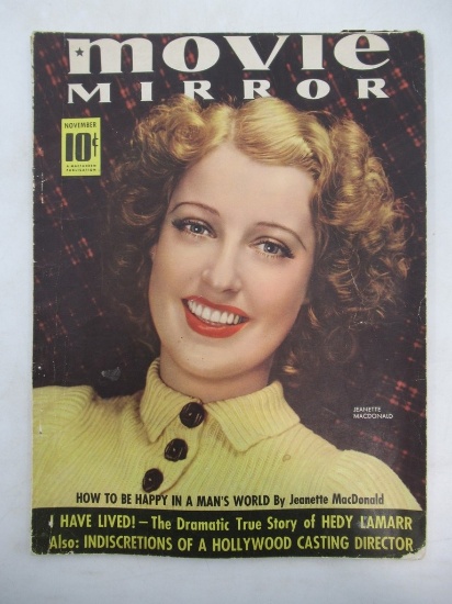 Movie Mirror 1938 Vintage Film Magazine | Jeanette MacDonald