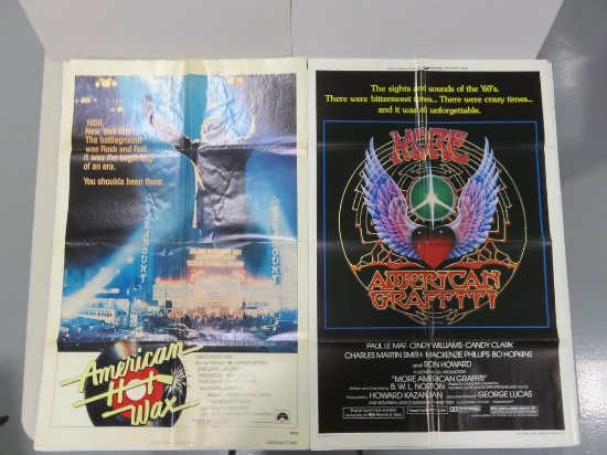 American Hot Wax 1978 & American Graffiti 1973 One Sheet Posters