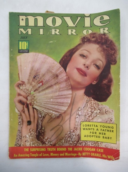 Movie Mirror 1938 Vintage Film Magazine | Loretta Young
