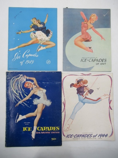 Ice Capades 1940's Vintage Publication Lot (4)