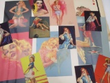 Pin-Up Variety Illustration/Lithograph Print Lot