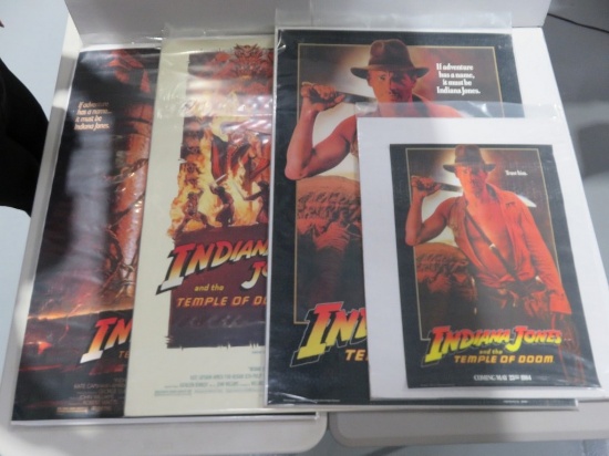 Indiana Jones/Temple of Doom Original Poster Lot