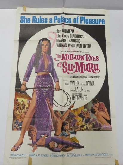 The Million Eyes of Sumuru 1967 Film One Sheet Poster